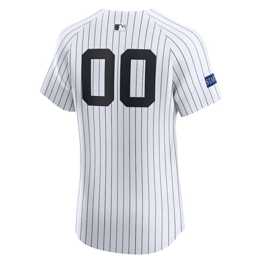 New York Yankees Nike Home Elite Sponsor Patch Custom Jersey | MLB Online