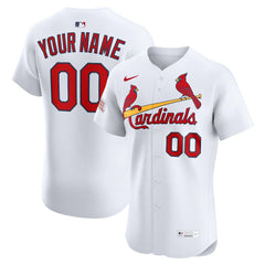 St. Louis Cardinals Nike Home Elite Sponsor Patch Custom Jersey | MLB Near me