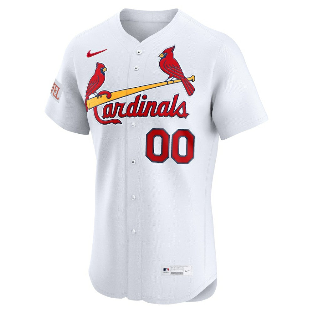 St. Louis Cardinals Nike Home Elite Sponsor Patch Custom Jersey | MLB Near me