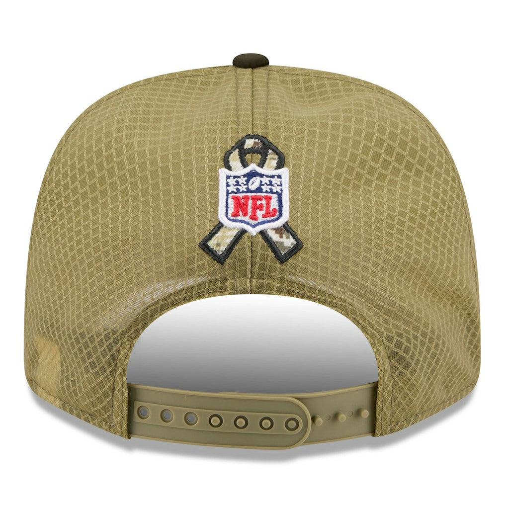 Miami Dolphins New Era 2025 Salute to Service 9SEVENTY Adjustable Hat