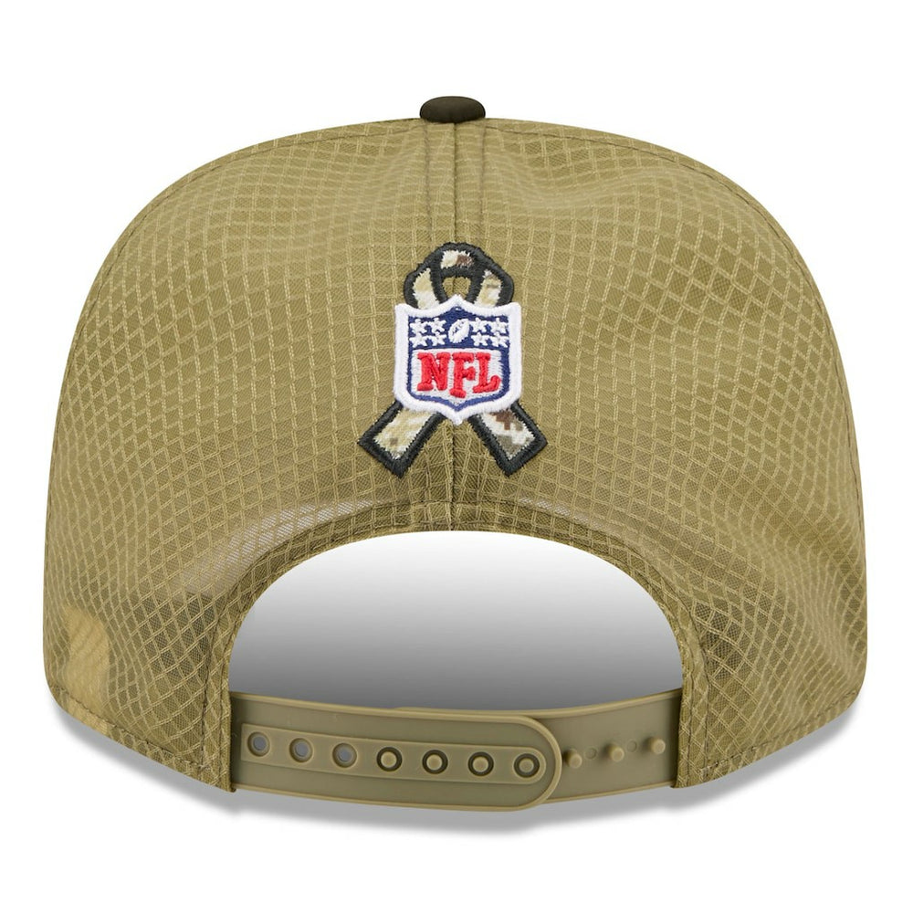 Miami Dolphins New Era 2025 Salute to Service 9SEVENTY Adjustable Hat