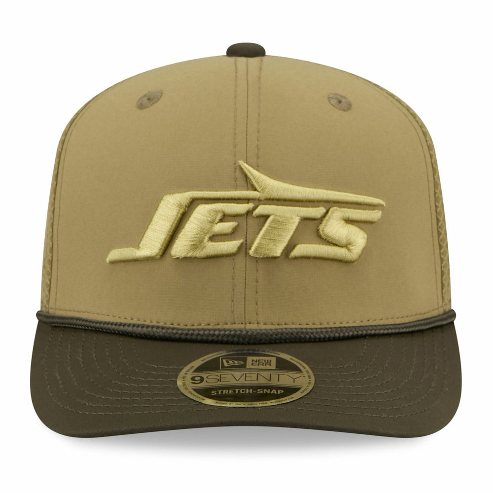 New York Jets New Era 2025 Salute to Service 9SEVENTY Adjustable Hat