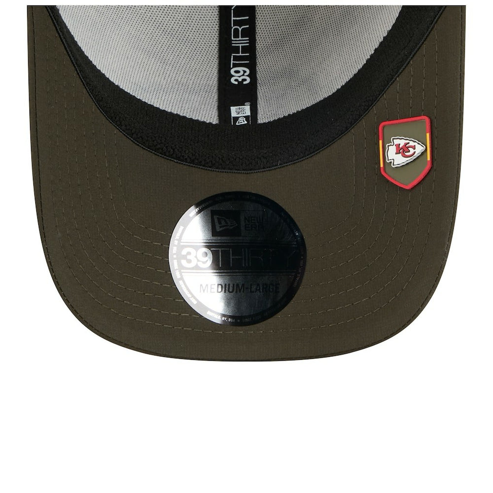 Kansas City Chiefs New Era 2025 Salute to Service 39THIRTY Flex Hat