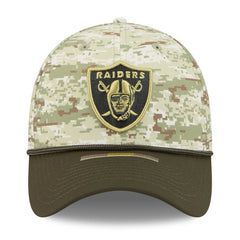 Las Vegas Raiders New Era 2025 Salute to Service 39THIRTY Flex Hat