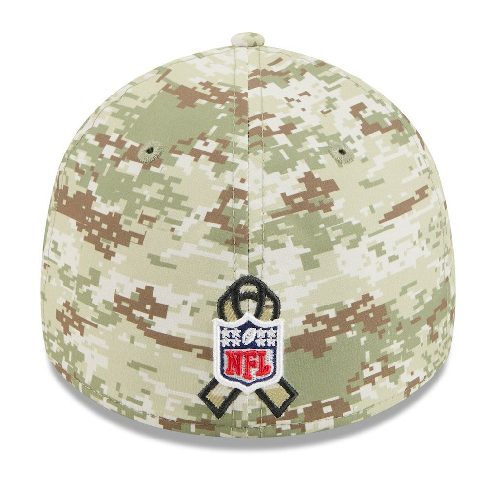 Las Vegas Raiders New Era 2025 Salute to Service 39THIRTY Flex Hat