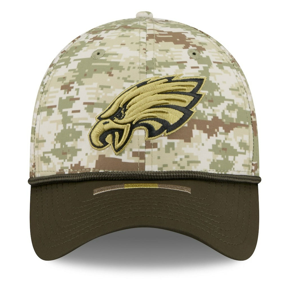 Philadelphia Eagles New Era 2025 Salute to Service 39THIRTY Flex Hat