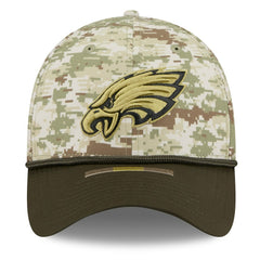 Philadelphia Eagles New Era 2025 Salute to Service 39THIRTY Flex Hat