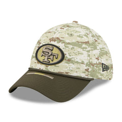 San Francisco 49ers New Era 2025 Salute to Service 39THIRTY Flex Hat