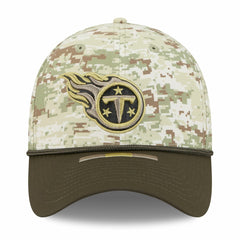 Tennessee Titans New Era 2025 Salute to Service 39THIRTY Flex Hat