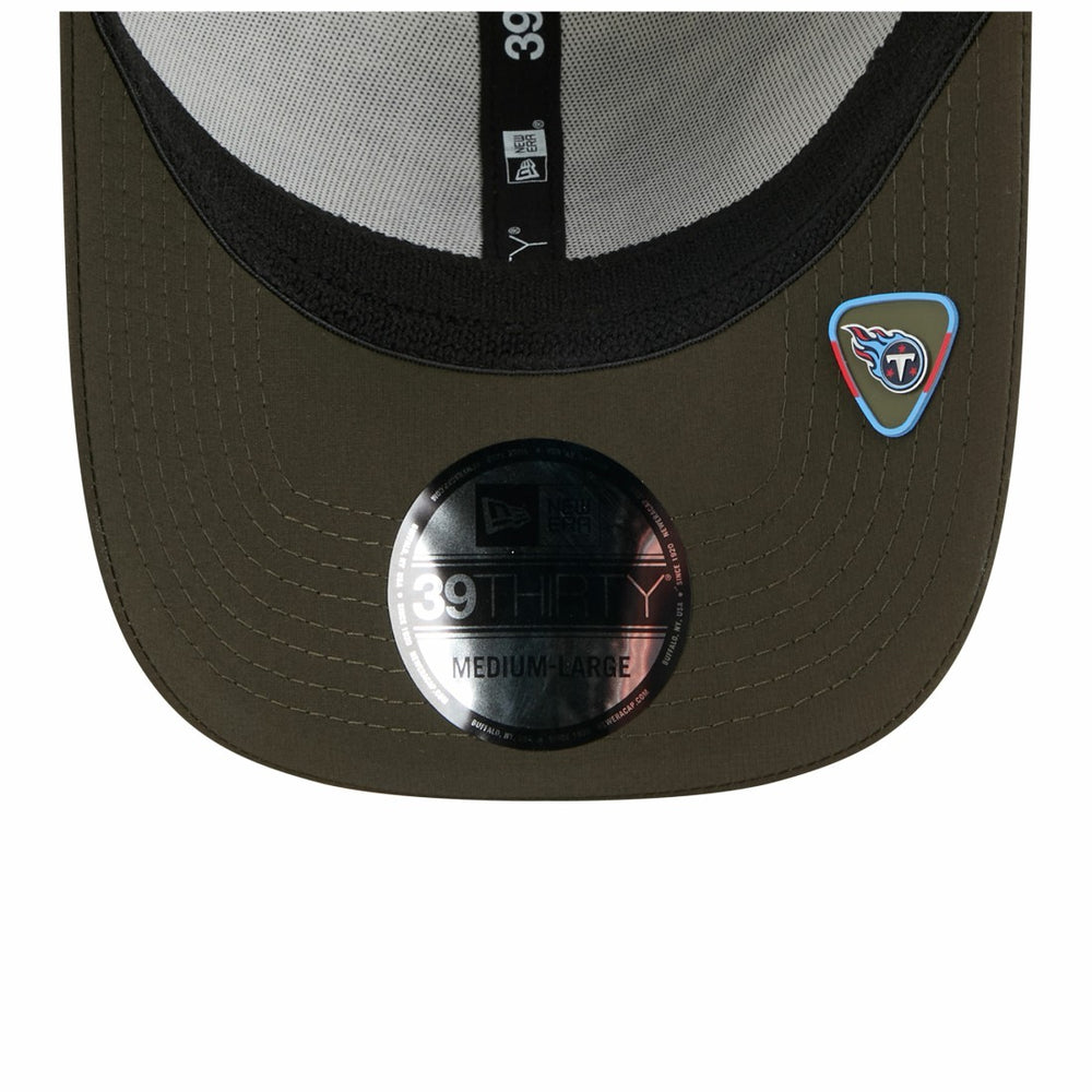 Tennessee Titans New Era 2025 Salute to Service 39THIRTY Flex Hat