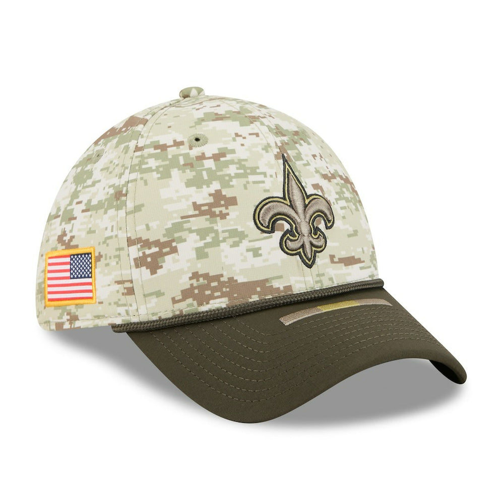 New Orleans Saints New Era 2025 Salute to Service 39THIRTY Flex Hat