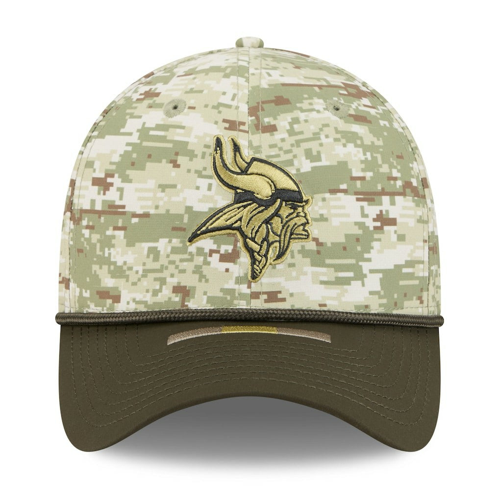 Minnesota Vikings New Era 2025 Salute to Service 39THIRTY Flex Hat