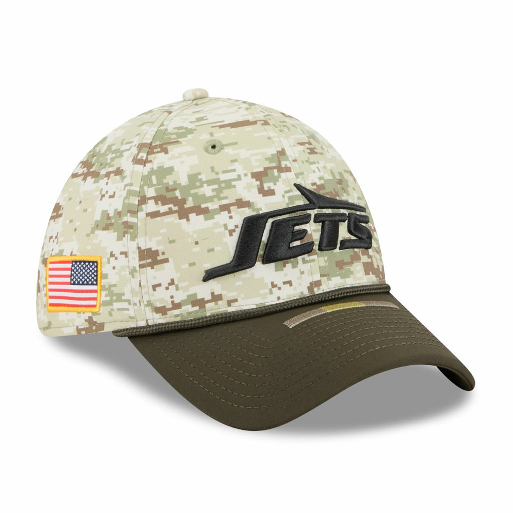 New York Jets New Era 2025 Salute to Service 39THIRTY Flex Hat