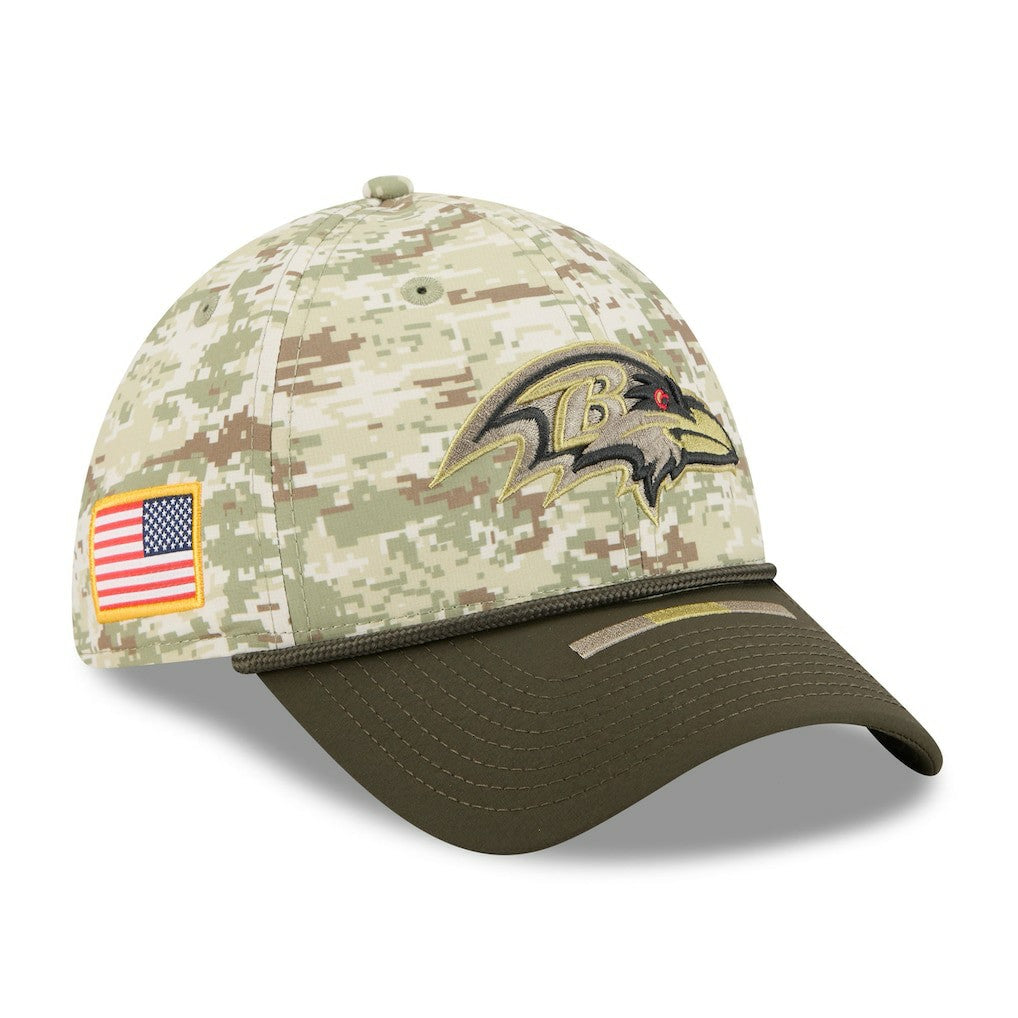 Baltimore Ravens New Era 2025 Salute to Service 39THIRTY Flex Hat