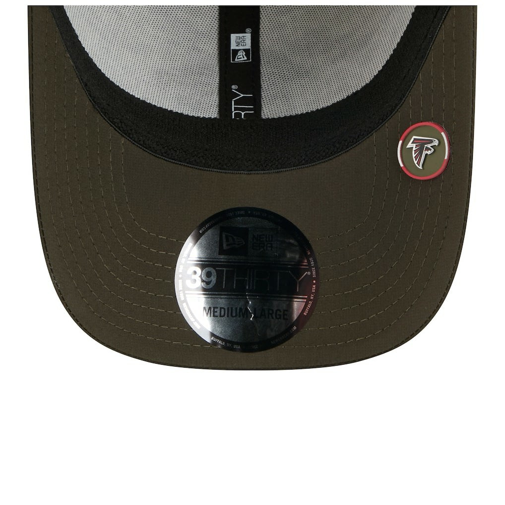 Atlanta Falcons New Era 2025 Salute to Service 39THIRTY Flex Hat