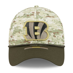 Cincinnati Bengals New Era 2025 Salute to Service 39THIRTY Flex Hat