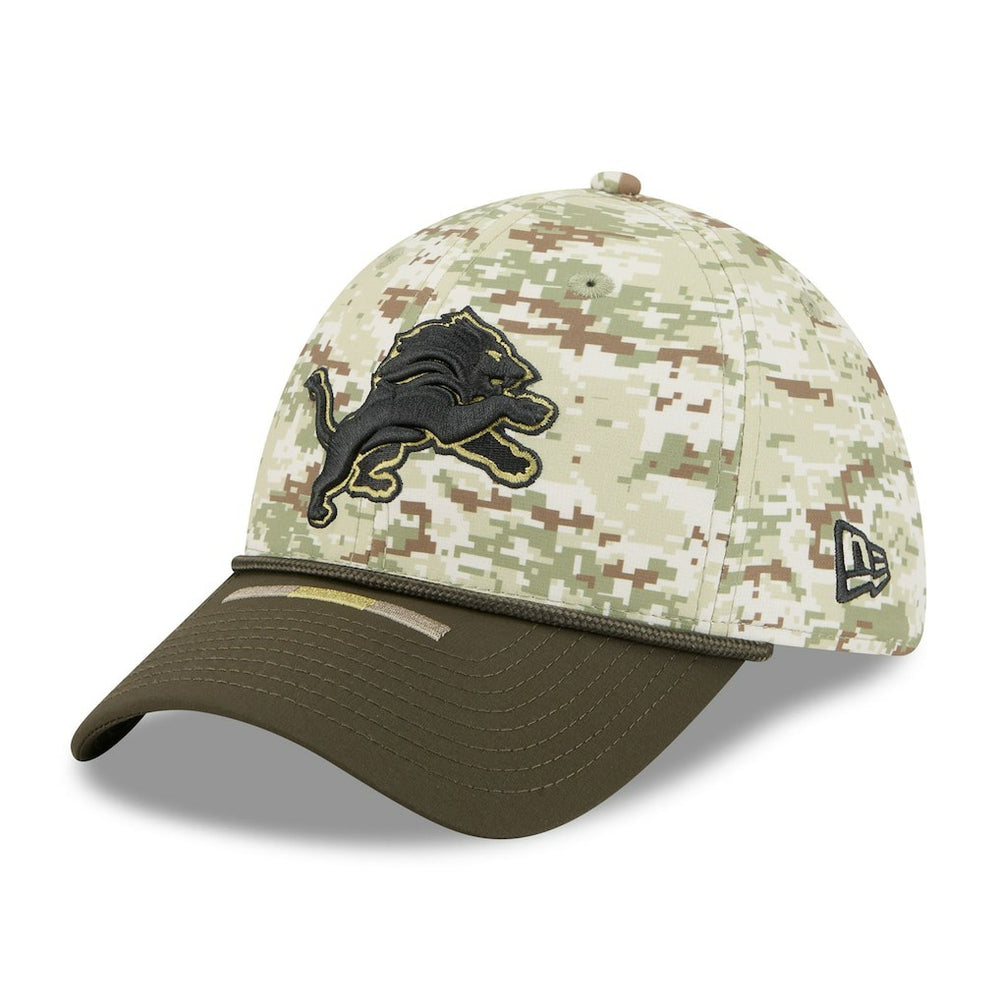Detroit Lions New Era 2025 Salute to Service 39THIRTY Flex Hat
