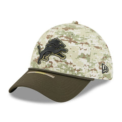 Detroit Lions New Era 2025 Salute to Service 39THIRTY Flex Hat