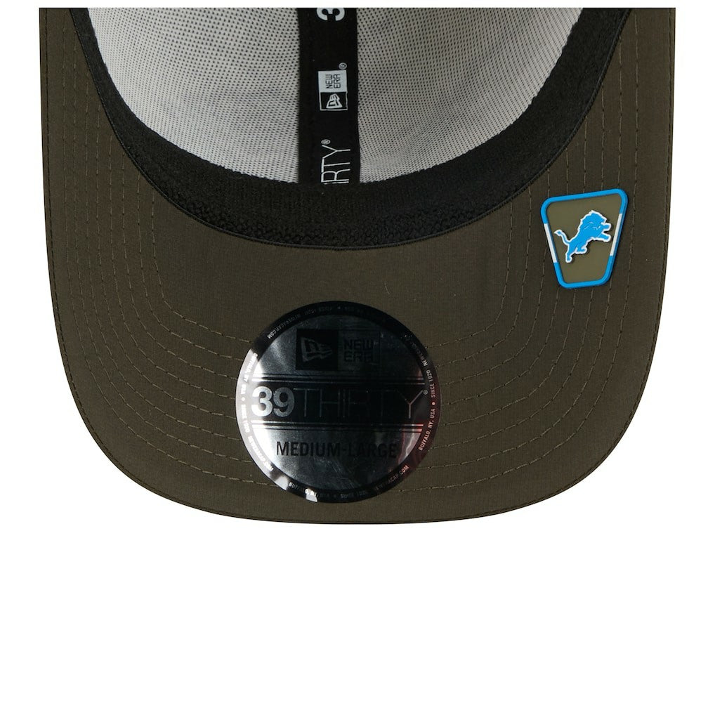 Detroit Lions New Era 2025 Salute to Service 39THIRTY Flex Hat