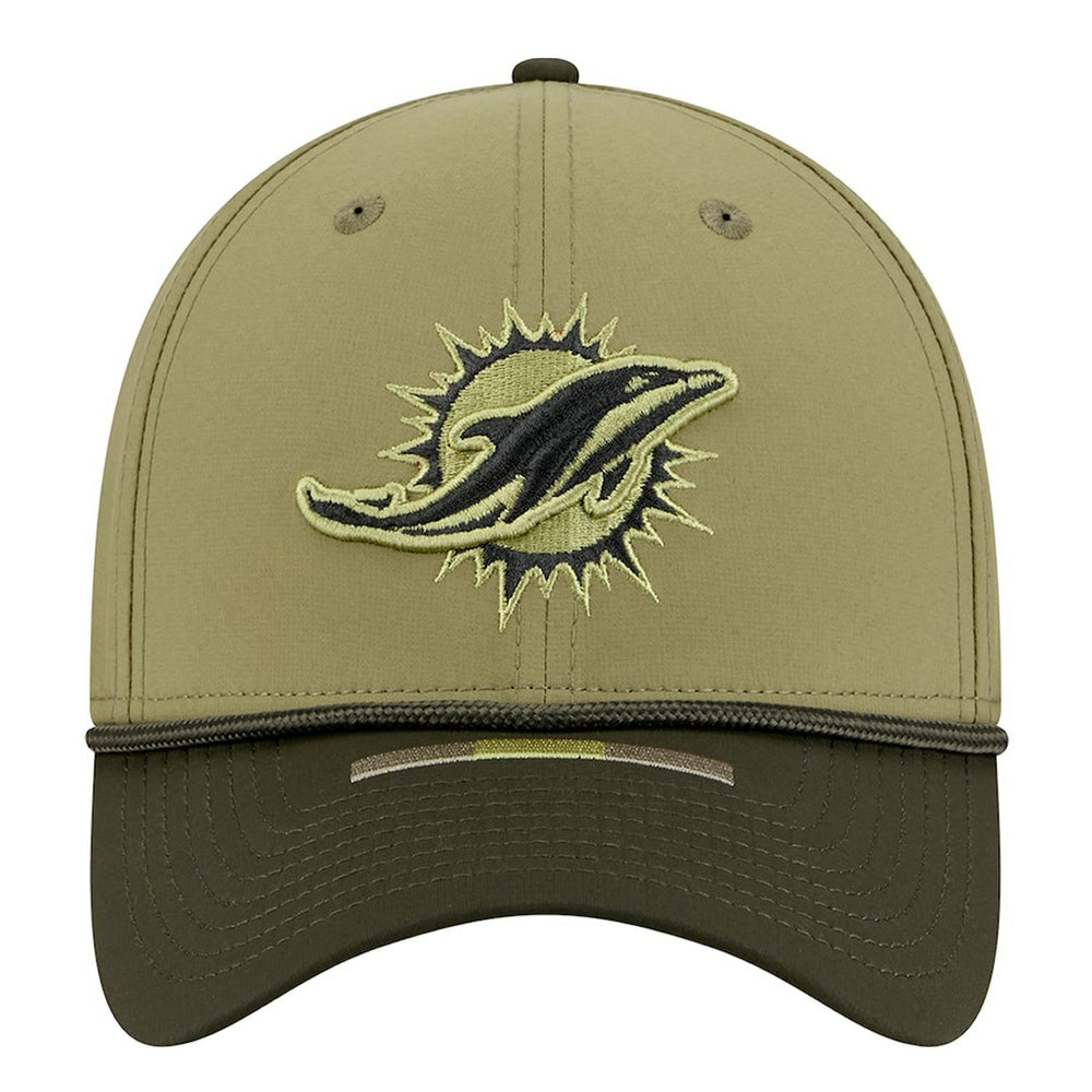 Miami Dolphins New Era 2025 Salute to Service 39THIRTY Flex Hat