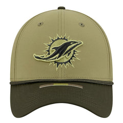 Miami Dolphins New Era 2025 Salute to Service 39THIRTY Flex Hat