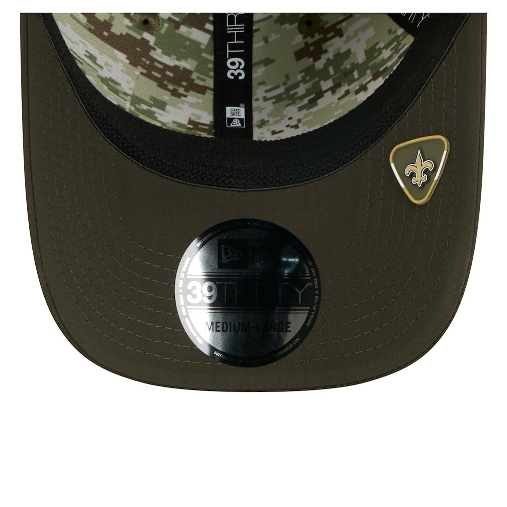 New Orleans Saints New Era 2025 Salute to Service 39THIRTY Flex Hat
