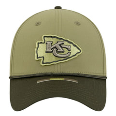 Kansas City Chiefs New Era 2025 Salute to Service 39THIRTY Flex Hat