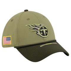 Tennessee Titans New Era 2025 Salute to Service 39THIRTY Flex Hat