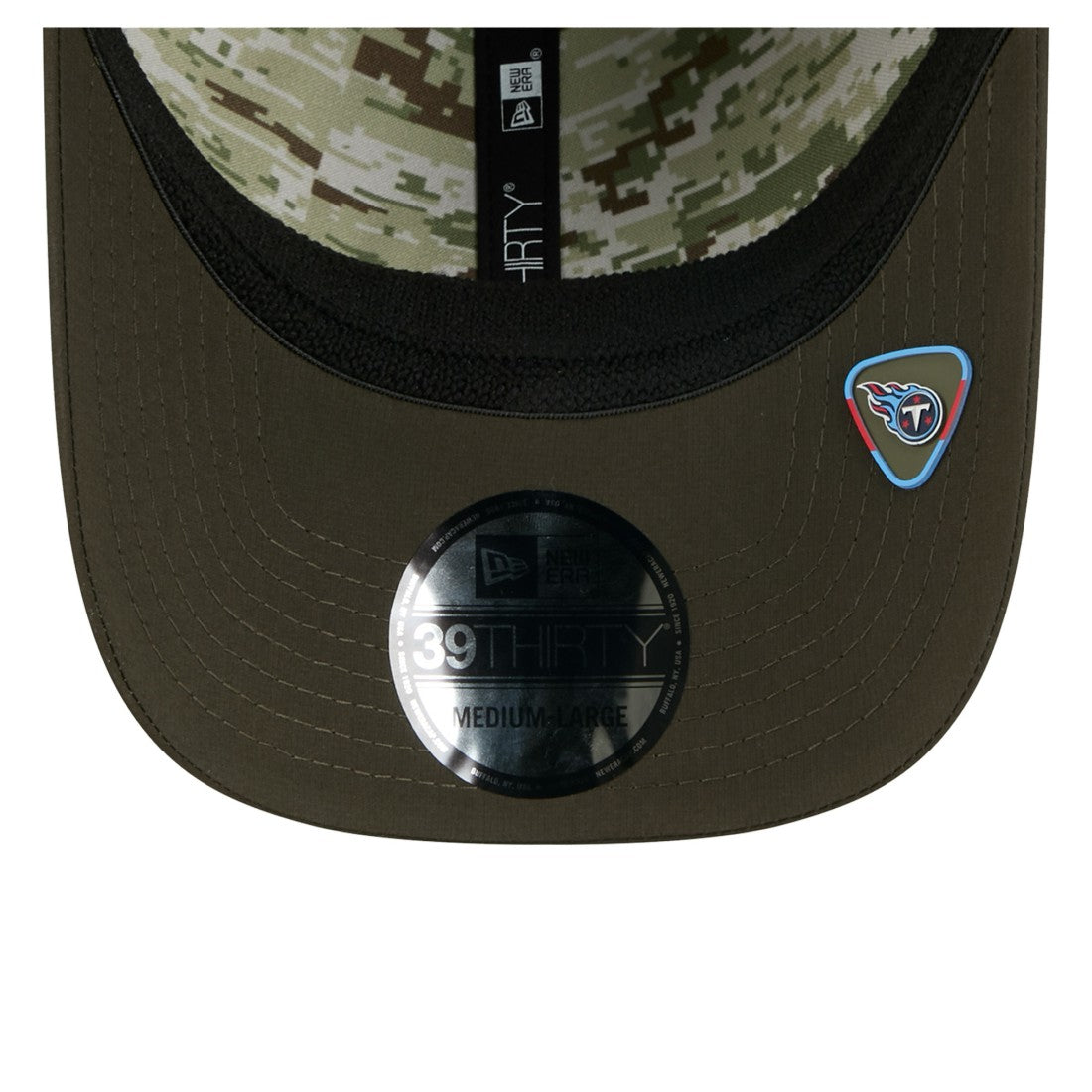 Tennessee Titans New Era 2025 Salute to Service 39THIRTY Flex Hat