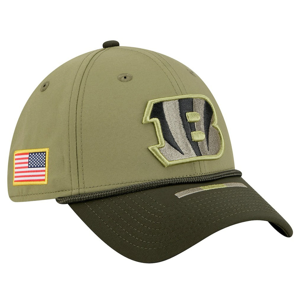 Cincinnati Bengals New Era 2025 Salute to Service 39THIRTY Flex Hat