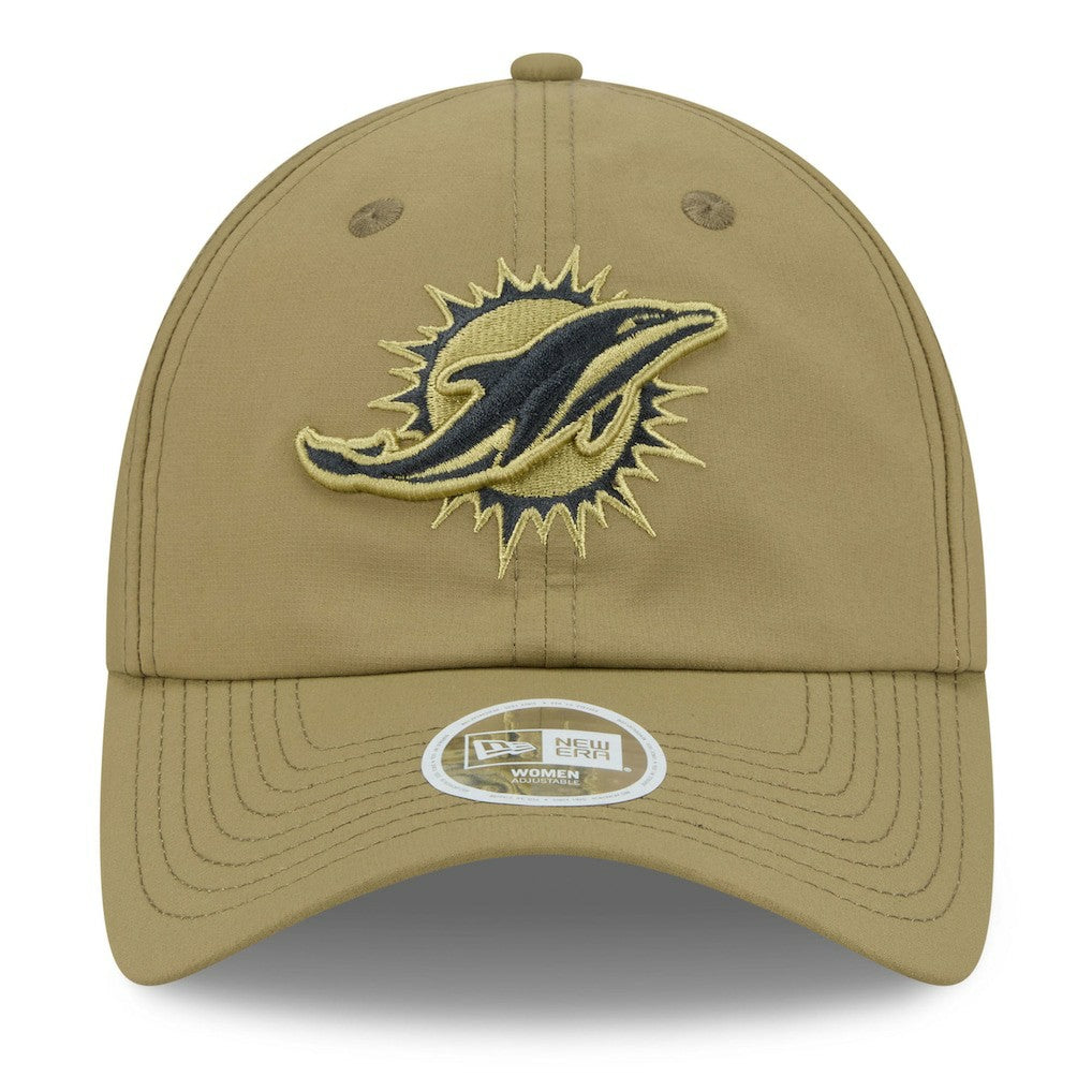 Miami Dolphins New Era Women's 2025 Salute to Service Pony Tail Adjustable Hat