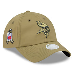 Minnesota Vikings New Era Women's 2025 Salute to Service Pony Tail Adjustable Hat