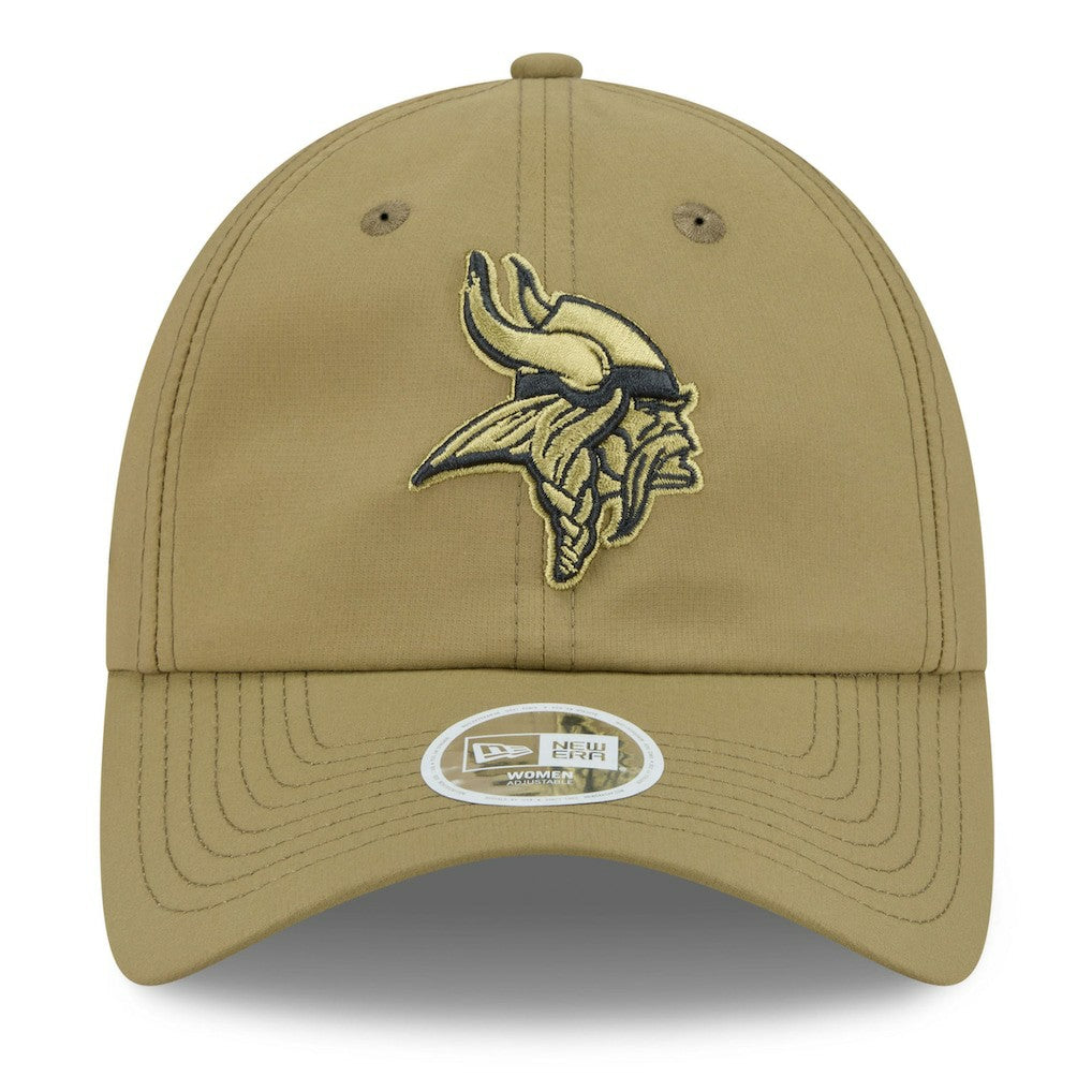 Minnesota Vikings New Era Women's 2025 Salute to Service Pony Tail Adjustable Hat