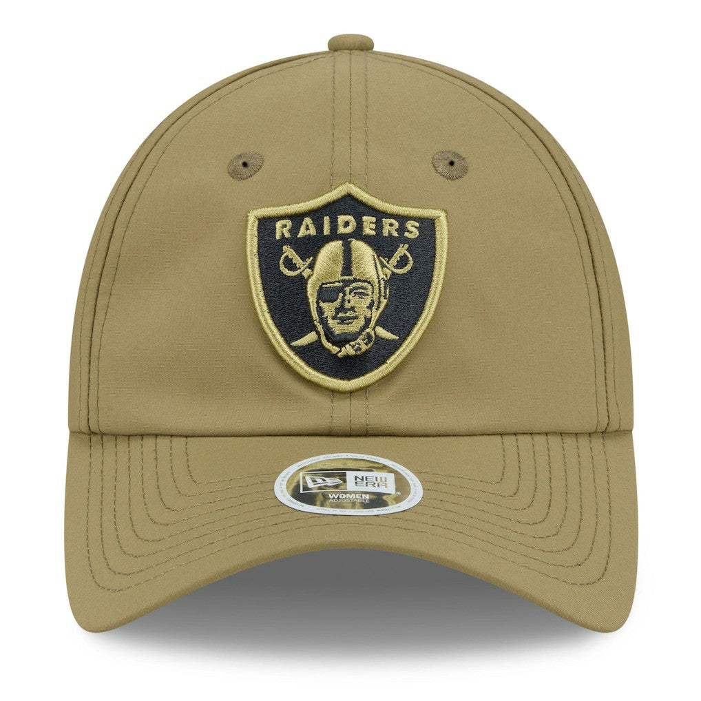 Las Vegas Raiders New Era Women's 2025 Salute to Service Pony Tail Adjustable Hat