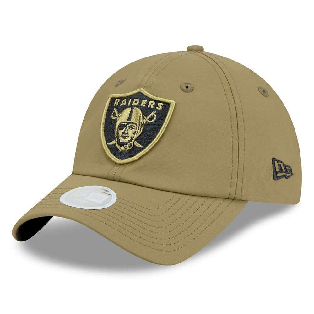 Las Vegas Raiders New Era Women's 2025 Salute to Service Pony Tail Adjustable Hat