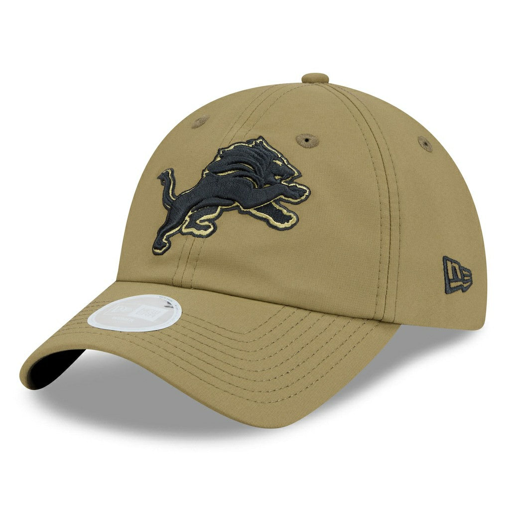 Detroit Lions New Era Women's 2025 Salute to Service Pony Tail Adjustable Hat