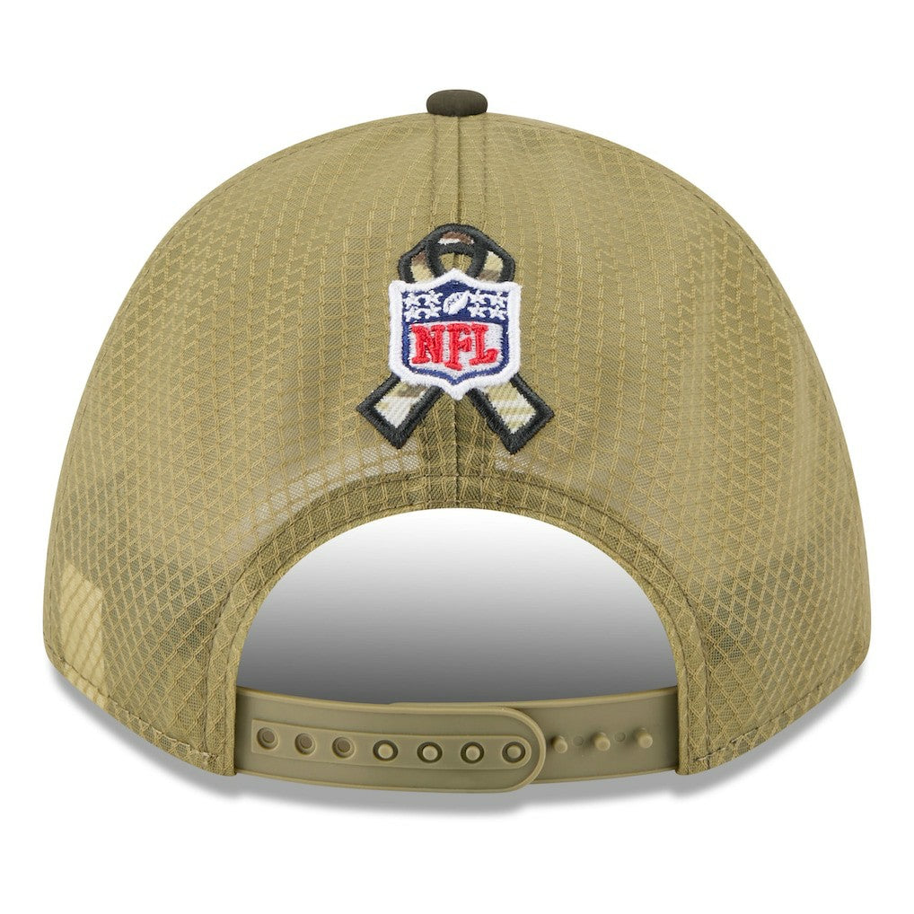 Miami Dolphins New Era Youth 2025 Salute to Service 9FORTY A-Frame Adjustable Hat
