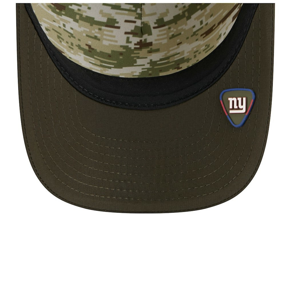 New York Giants New Era Youth 2025 Salute to Service 9FORTY A-Frame Adjustable Hat