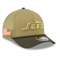 New York Jets New Era Youth 2025 Salute to Service 9FORTY A-Frame Adjustable Hat