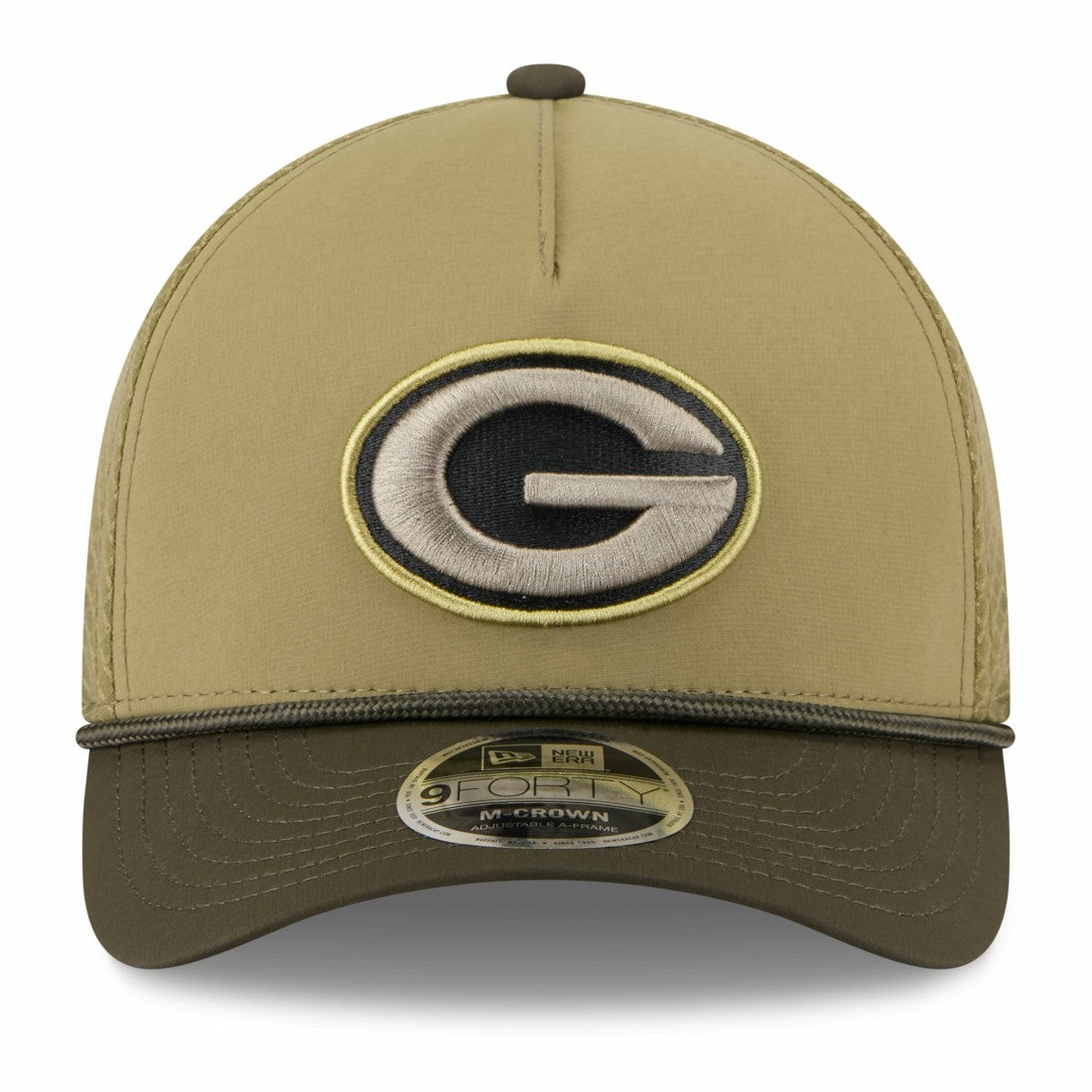 Green Bay Packers New Era Youth 2025 Salute to Service 9FORTY A-Frame Adjustable Hat