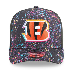 Cincinnati Bengals New Era 2025 NFL Crucial Catch A-Frame 9FIFTY Snapback Hat