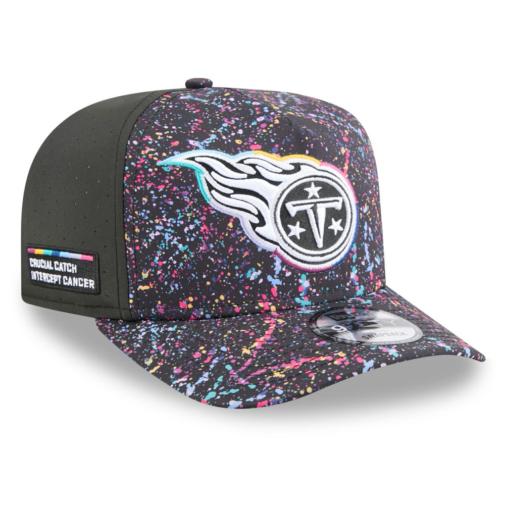 Tennessee Titans New Era 2025 NFL Crucial Catch A-Frame 9FIFTY Snapback Hat