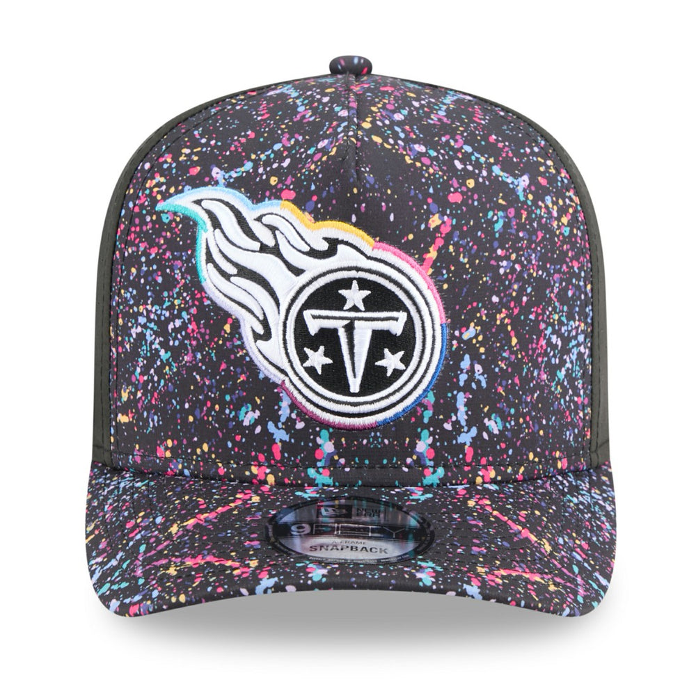 Tennessee Titans New Era 2025 NFL Crucial Catch A-Frame 9FIFTY Snapback Hat