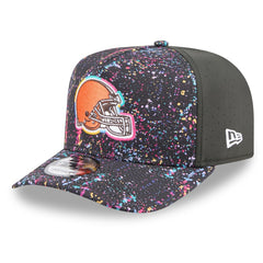 Cleveland Browns New Era 2025 NFL Crucial Catch A-Frame 9FIFTY Snapback Hat