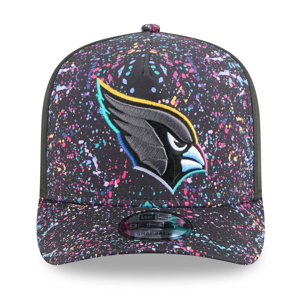 Arizona Cardinals New Era 2025 NFL Crucial Catch A-Frame 9FIFTY Snapback Hat