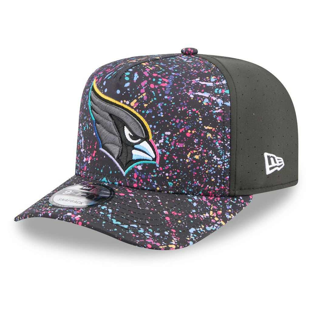 Arizona Cardinals New Era 2025 NFL Crucial Catch A-Frame 9FIFTY Snapback Hat