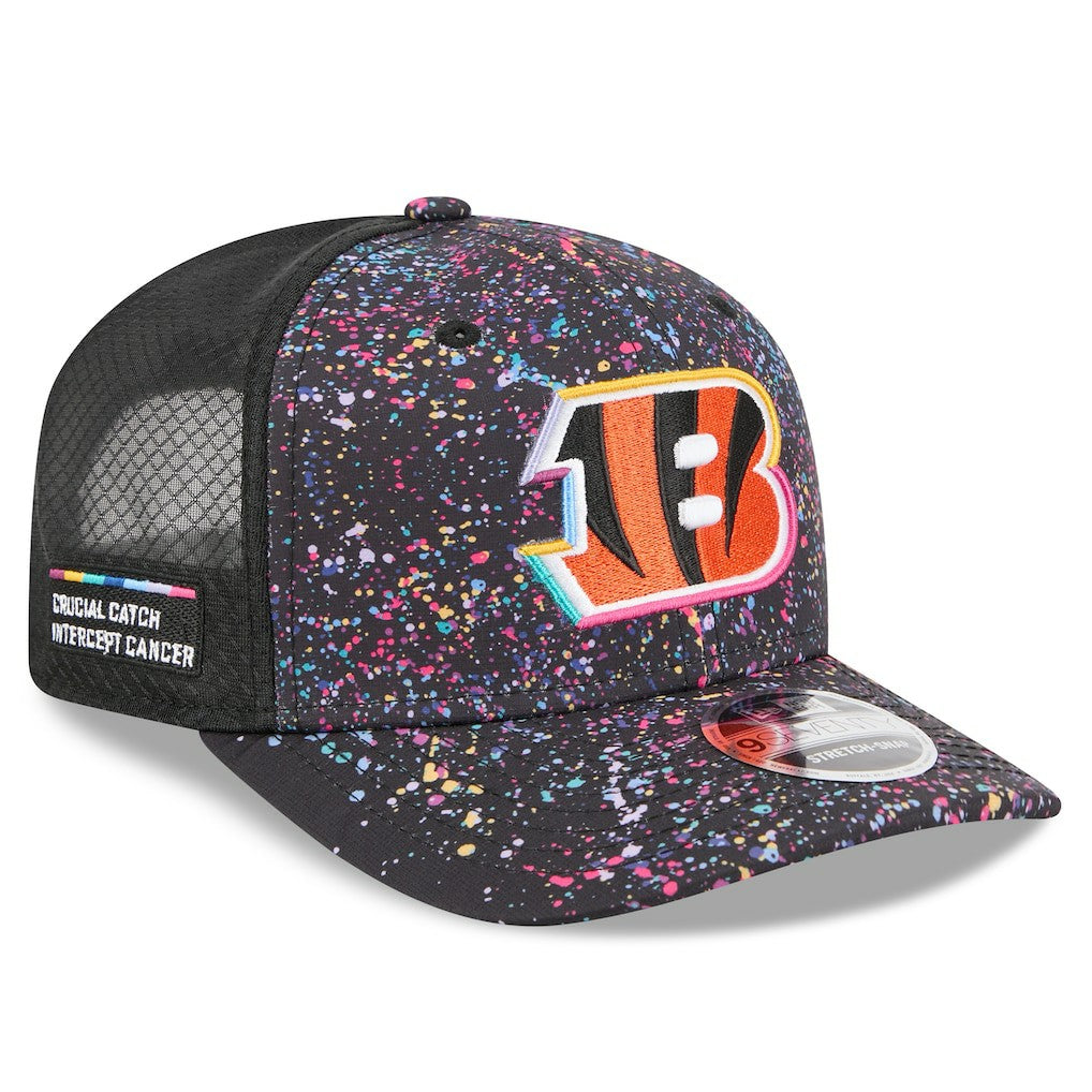 Cincinnati Bengals New Era 2025 NFL Crucial Catch 9SEVENTY Adjustable Hat