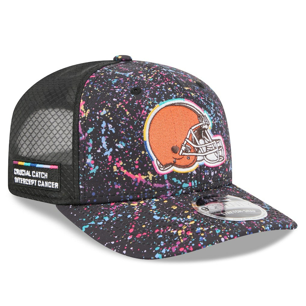 Cleveland Browns New Era 2025 NFL Crucial Catch 9SEVENTY Adjustable Hat