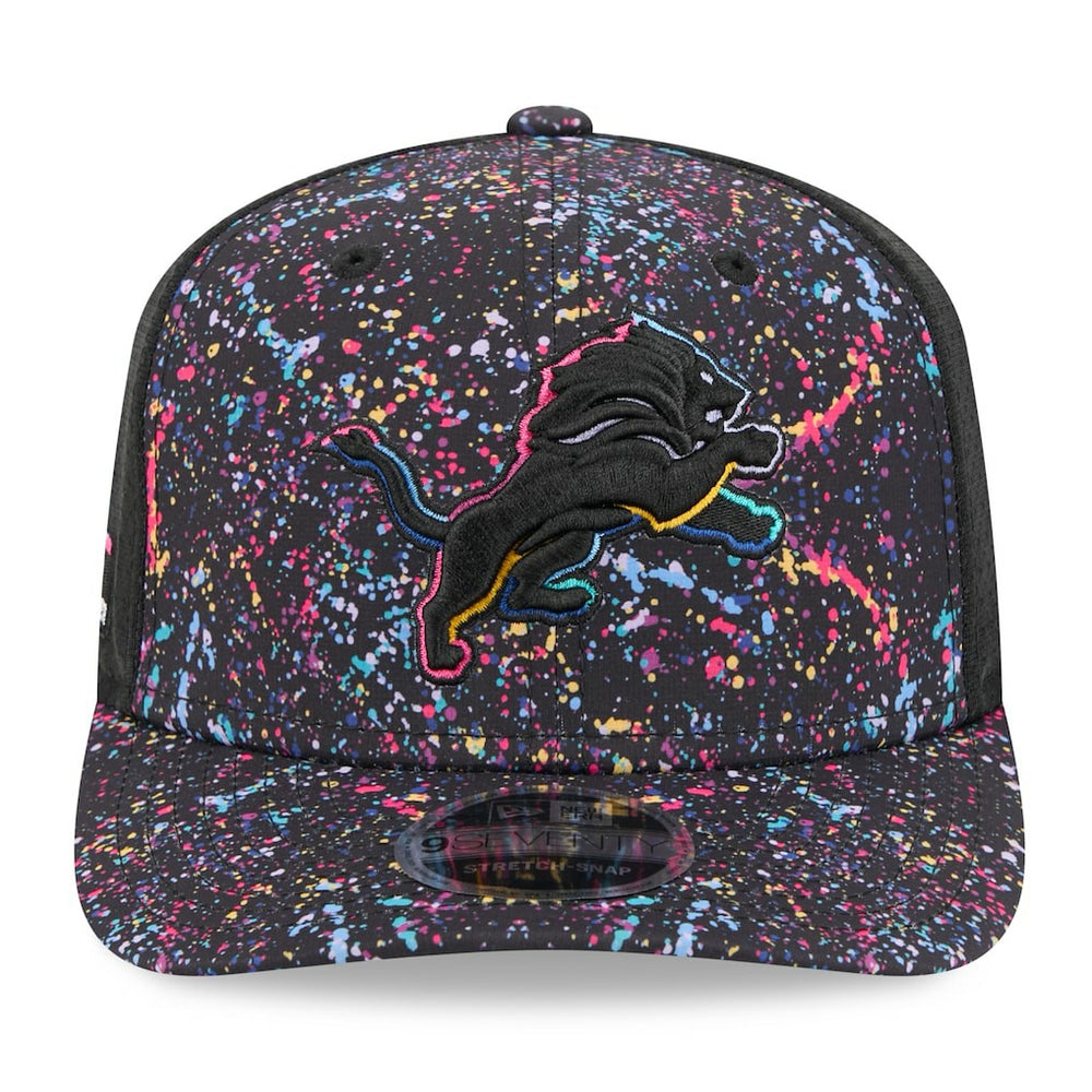Detroit Lions New Era 2025 NFL Crucial Catch 9SEVENTY Adjustable Hat