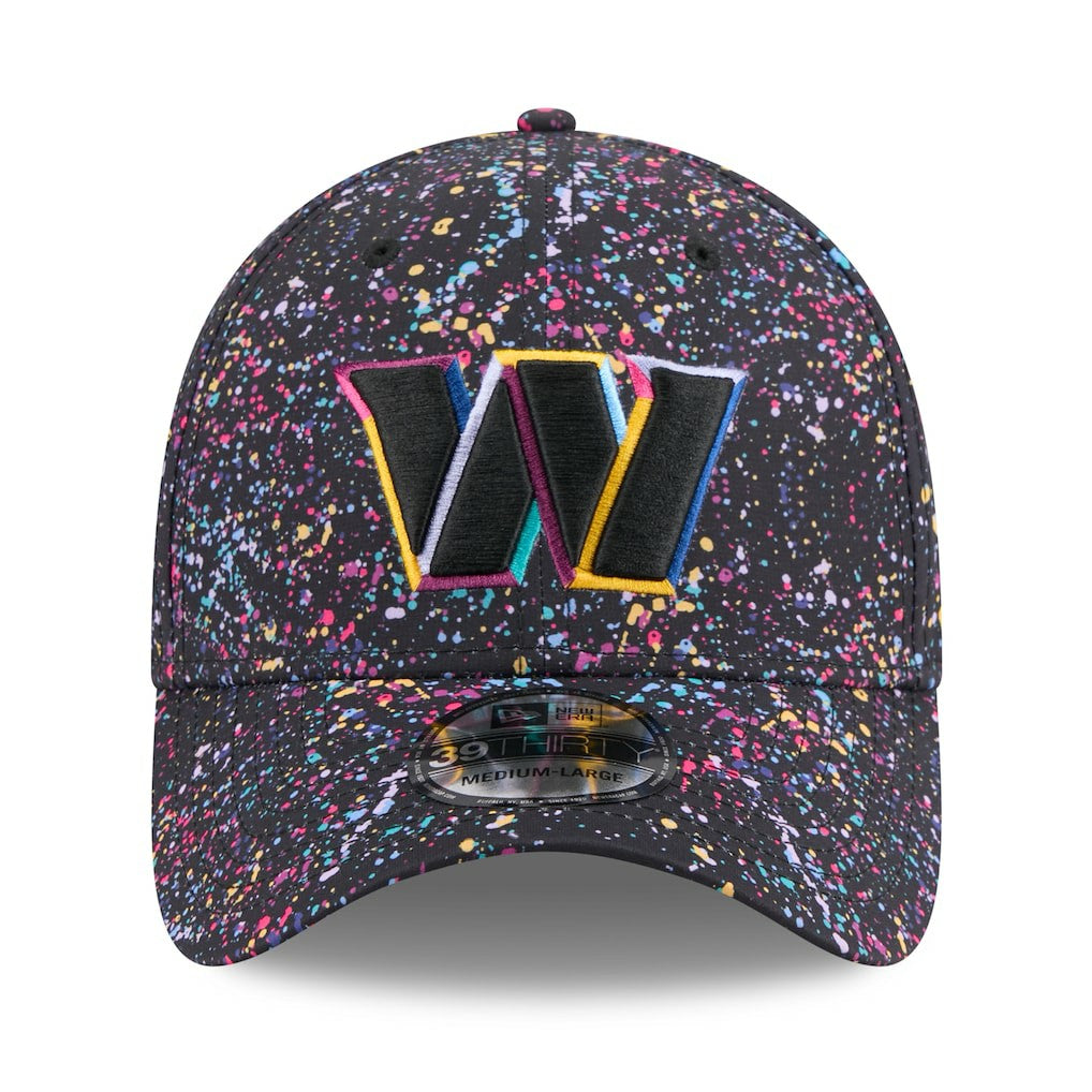 Washington Commanders New Era 2025 NFL Crucial Catch 39THIRTY Flex Hat